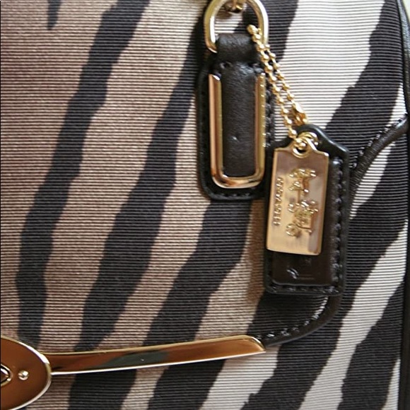 Coach zebra print bag NWT - Picture 3 of 7